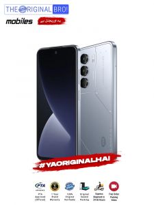 Itel P70 - 4GB RAM - 128GB Storage - PTA Approved - 12 Months Warranty - Silver - The Original Bro Mobiles - TOB33